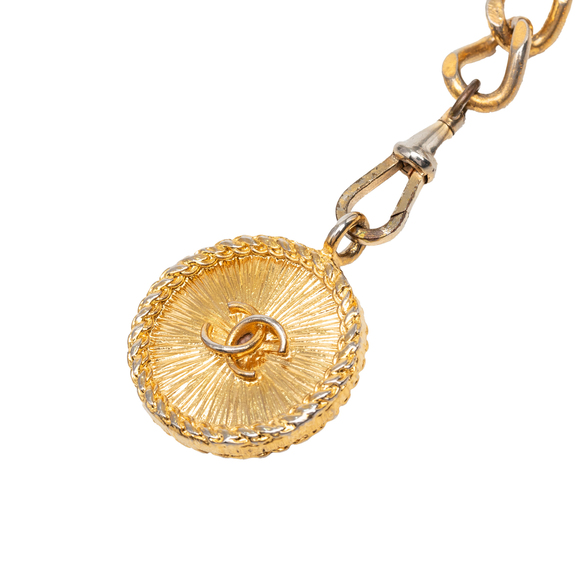 Pre-Loved Chanel CC Gold Plated Medallion Belt